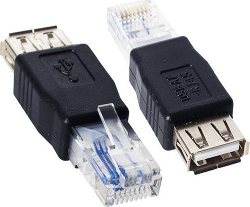 RJ45 ERKEK USB A DİŞİ ETHERNET ÇEVİRİCİ JACK FİŞ