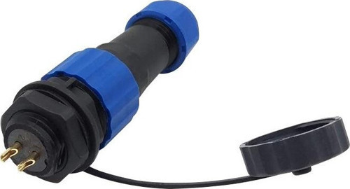 SD16 SU GEÇİRMEZ 2 PİN 16 MM YUVARLAK KONNEKTÖR (FİŞ-SOKET/ERKEK-DİŞİ)