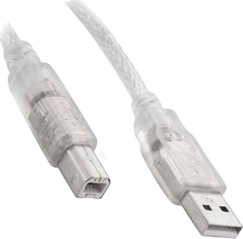 5 METRE 2.0V ŞEFFAF USB YAZICI KABLOSU