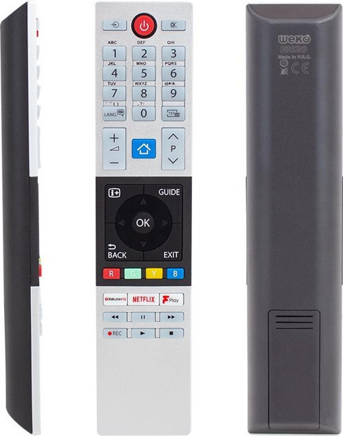 KL TOSHIBA CT-8533 NETFLIX-PLAY-RAKUTEN TV TUŞLU LCD LED TV KUMANDA