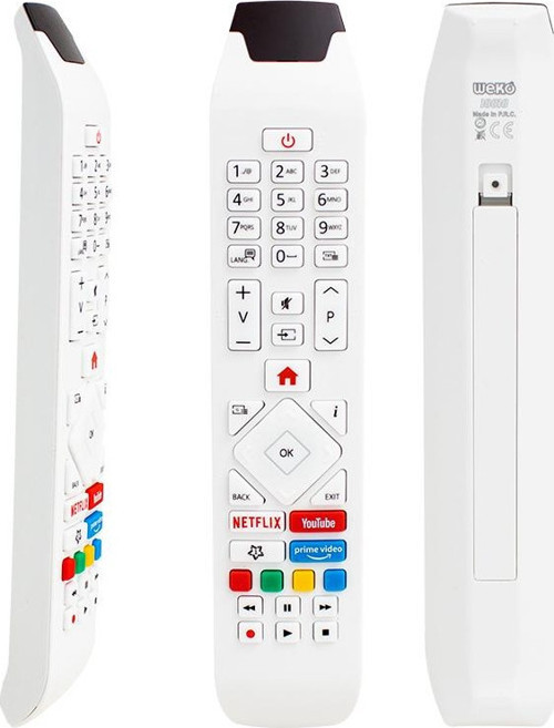 KL VESTEL RCA343140P YOUTUBE-NETFLIX-PRIME VIDEO TUŞLU BEYAZ LCD LED TV KUMANDA