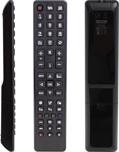 KL VESTEL VES-203 3DLİ KENARI METALİK LCD LED TV KUMANDA