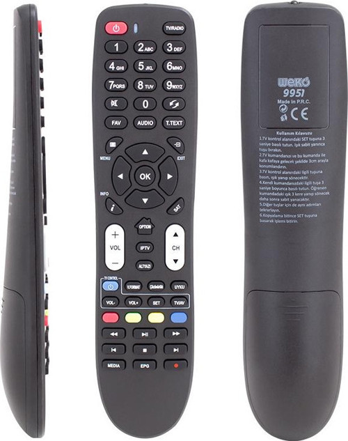 KR SUNGATE TITAN IPTV HD TV KONTROLLÜ UYDU ALICI KUMANDASI