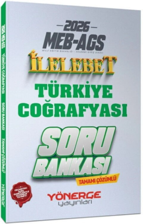 2026 MEB AGS Türkiye Coğrafyası İlelebet Soru Bankası Yönerge Yayınları