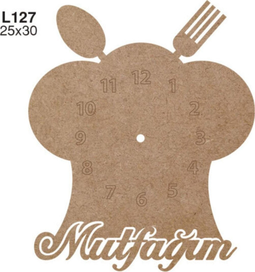 Mdf Kapı Süsü 25*30 Cm L122