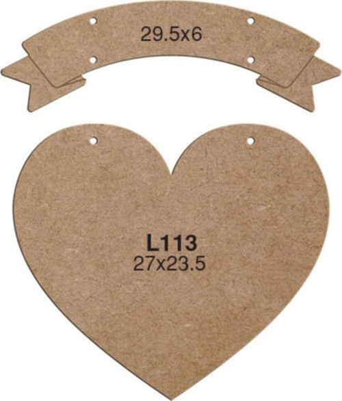 Mdf Kapı Süsü 27*23.5 Cm L1154