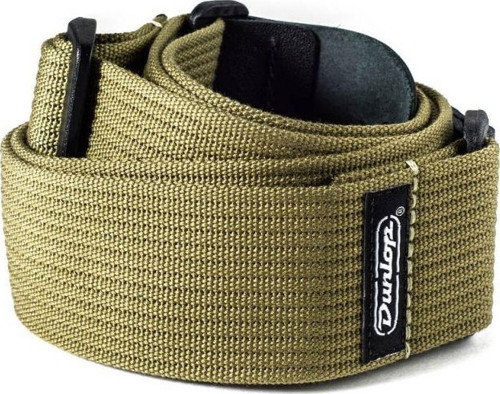 D27-01OL Cotton Ribbed Gitar Askısı (Olive)