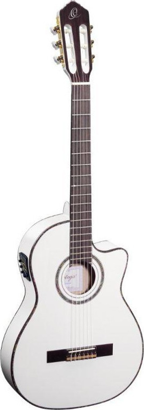 RCE145WH Thinline Elektro Klasik Gitar (Beyaz)