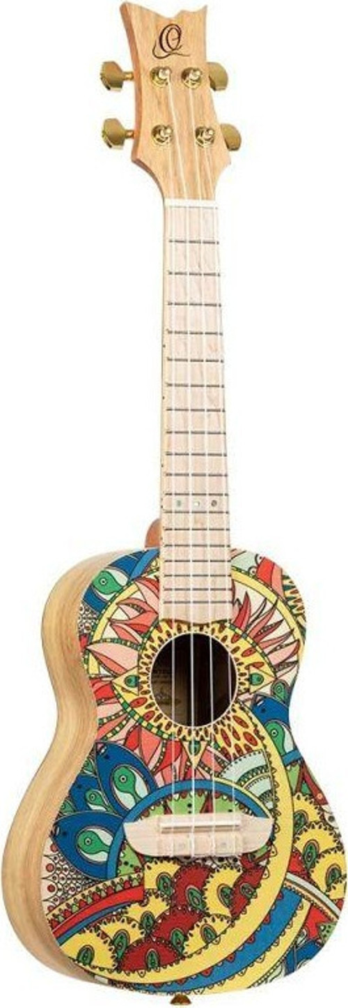 RUAR-MI Art Series Concert Ukulele (Mystic India)