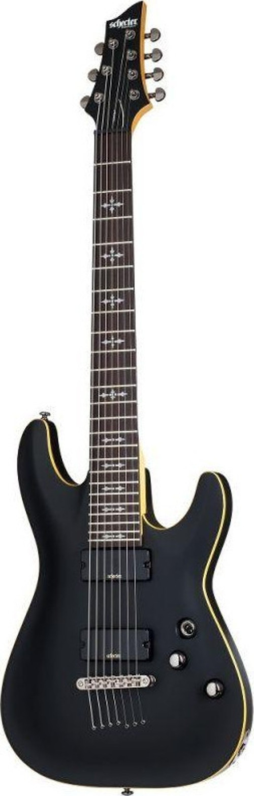 Demon-7 Elektro Gitar (Aged Black Satin)