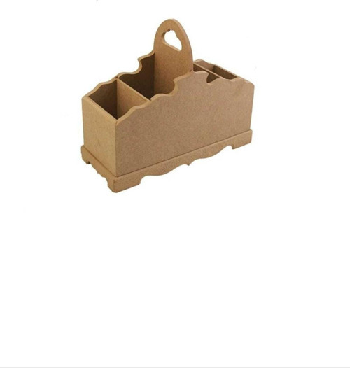 Boyanabilir Ham Ahşap Dekoratif Kutu, Hediyelik Kutu Kş02-25x10x22 Cm