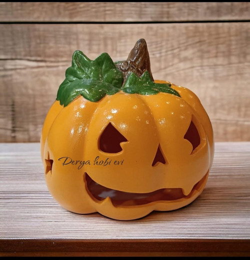 Dekoratif Halloween Kabak Biblo Obje