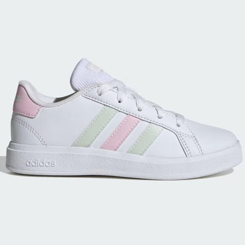 Grand Court Lifestyle Tennis Lace-Up Shoes Leather Sneaker Unisex Hakiki Deri Günlük Spor Ayakkabı Beyaz
