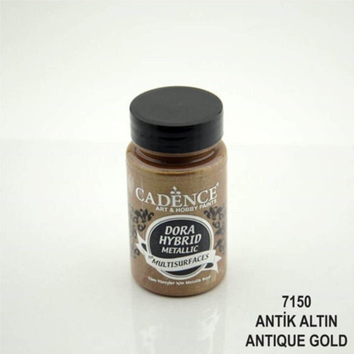 7150 Antik Altın Dora Hybrid Metallic Akrilik Boya 90 ml