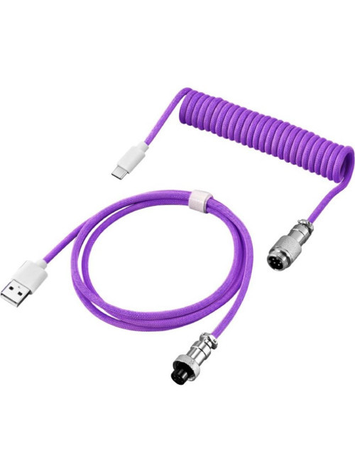 Coiled Kablo, Sarmal Kablo, Mekanik Klavye Kablosu, Type C USB Kablo [oyuncu Klavyesi Kablosu]