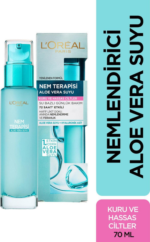 Nem Terapisi Aloe Vera Suyu Kuru ve Hassas Ciltler