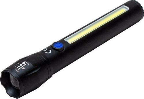 PM-16754 ŞARJ EDİLEBİLİR ZOOMLU COB LED EL FENERİ