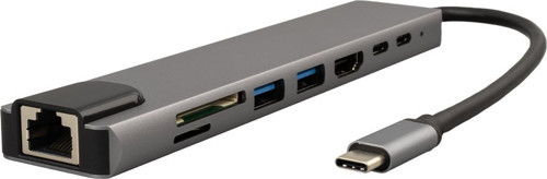 TYPE-C 8IN1 HDMI COK FONKSIYONLU USB 3.0 DOCK STATION