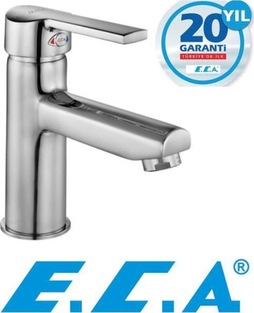 Eca Delta Tek Gövde Lavabo Bataryası Armatürü 102108686 20 Yıl Garantili