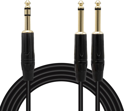 LD390B 2X6.3 MM MONO ERKEK + 6.3 MM STEREO ERKEK 1.5 METRE KABLO