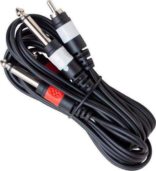 PM-4285 2 RCA + 2 MONO GİTAR JACK 3 METRE ARA KABLO