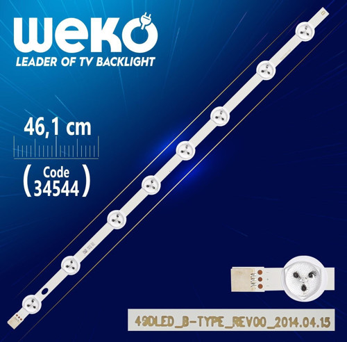 49DLED_B-TYPE_REV00 - 46.1 CM 8 LEDLİ - (WK-101)