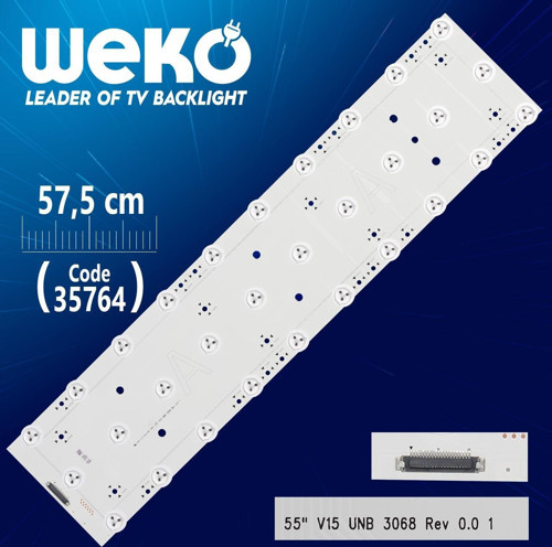55 V15 UNB 3068 REV 0.0 1 A - 57.5 CM 30 LEDLİ - (WK-1232)