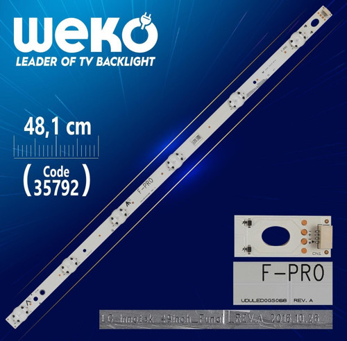 LG INNOTEK 49INCH_FUNAI_REV.A - VDVLED0GS068 REV.A - 48.1 CM 6 LEDLİ - (WK-1258)