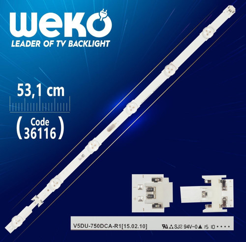 SAMSUNG 75 V5DU-750DCA-R1 6 LEDLİ 53.1 CM