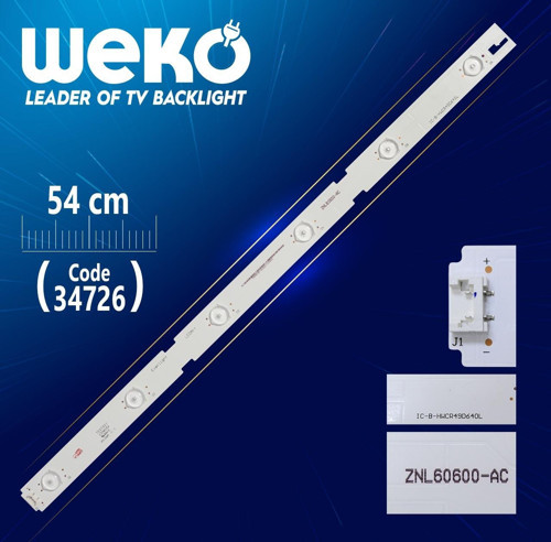 EVERLİGHT IC-B-HWCR49D640L - ZNL60600-AC - 54 CM 6 LEDLİ - (WK-22)