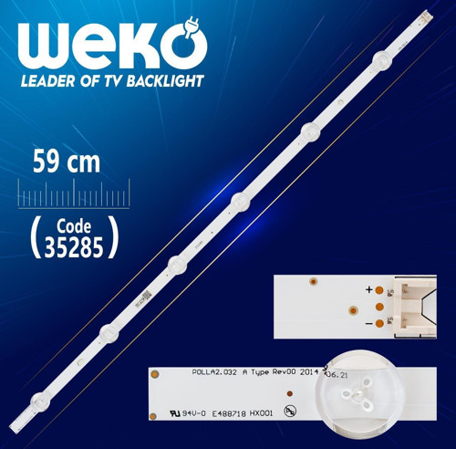 LG INNOTEK POLA2.0 32 A TYPE REV00 - 59 CM 6 LEDLİ - (WK-308)