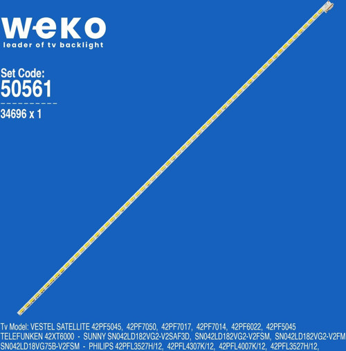 WKSET-5561 34696X1 42 V12 EDGE REV1.1 1 1 ADET LED BAR (60LED)