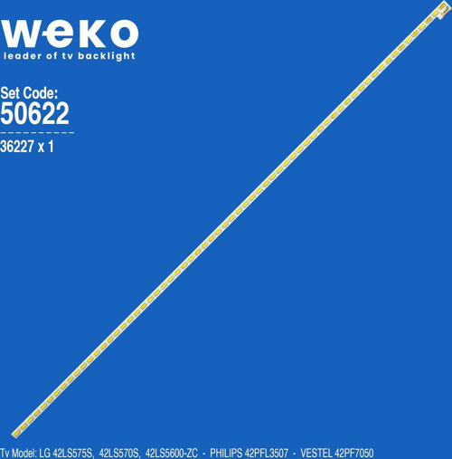 WKSET-5622 36227X1 LG INNOTEK 42INCH 7030PKG 64EA REV0.2_78312 1 ADET LED BAR (64LED)