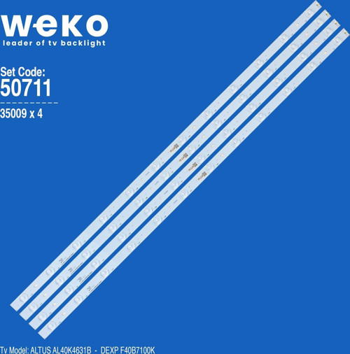 WKSET-5711 35009X4 JF P/N:01.JL.D40062235-083AS-F 4 ADET LED BAR