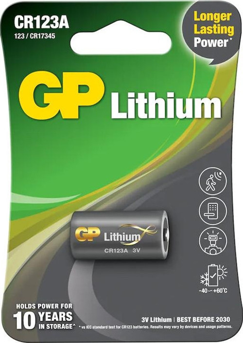 CR123A 3 VOLT LİTYUM FOTOĞRAF MAKİNESİ PİLİ