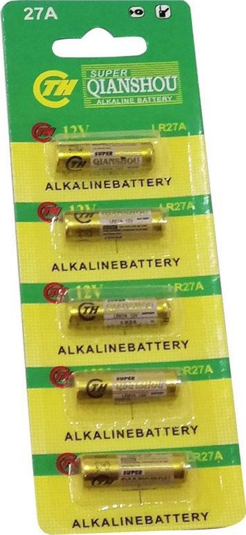 QIANSHOU 27A İNCE 12 VOLT ALARM PİLİ (5Lİ PAKET)