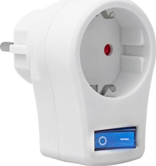 10 AMPER - 2510 WATT TEKLİ BEYAZ ANAHTARLI AKIM KORUMALI PRİZ (İNTERNET SATIŞI 100TL ALTI YASAK)