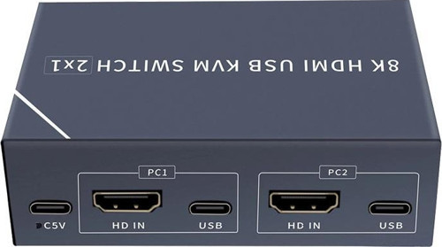 PM-11777 8K HDMI USB KVM SWITCH 2X1