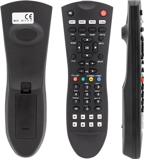 HERZ DIGITURK PLUS 8002 SİYAH OVAL UYDU KUMANDASI
