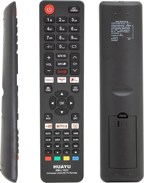 HUAYU KL RM-L1622 NETFLIX-YOUTUBE-GOOGLE PLAY TUŞLU UNIVERSAL LCD LED TV KUMANDA