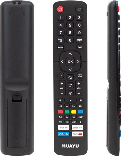 HUAYU URC1530 HISENSE NETFLIX-YOUTUBE-AMAZON TUŞLU AMBALAJLI LCD LED TV UNIVERSAL KUMANDA