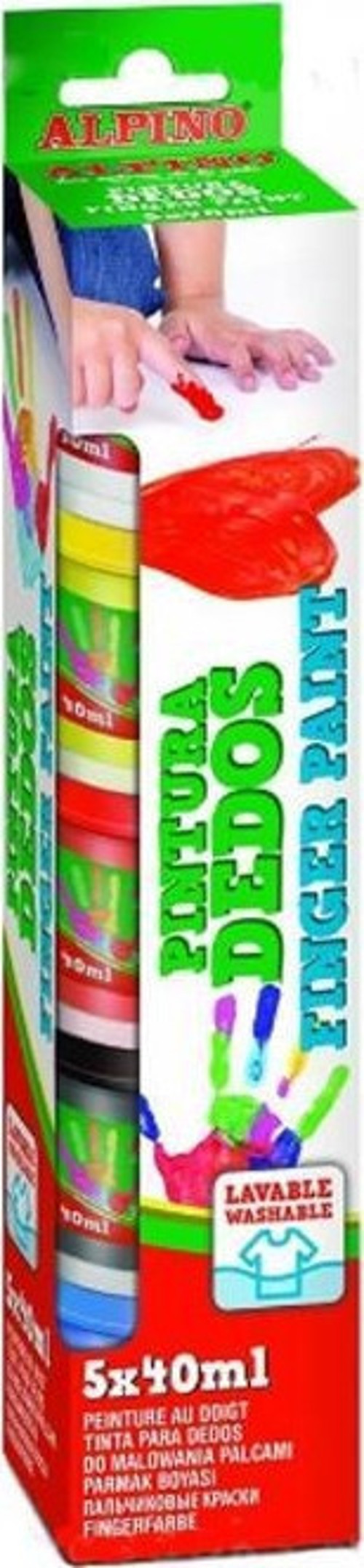 5 Renk Parmak Boyası 5x40 ml