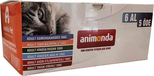 Vom Feinsten Yetişkin Kedi Serisi Yetişkin Kedi Konservesi 100Gr (6 Al 5 Öde)