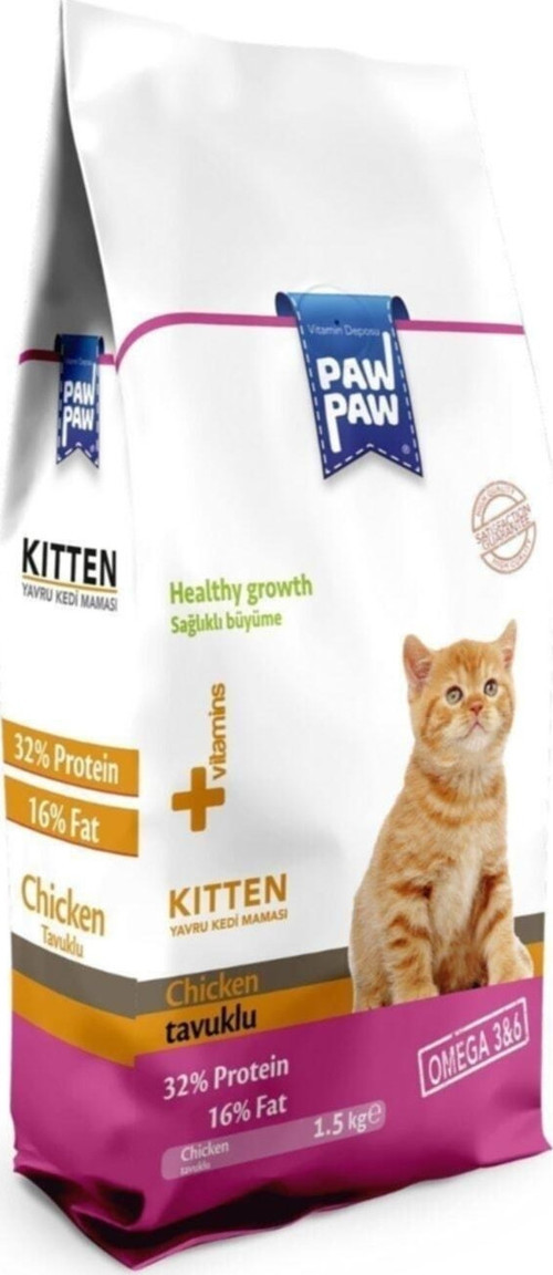 Tavuklu Yavru Kedi Maması 1.5 Kg