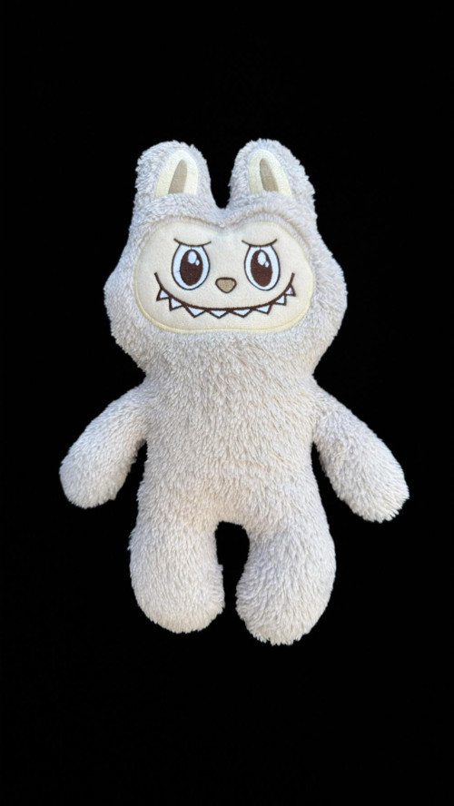 Labubu 38 Cm Canavar Büyük Boy Krem Toys Heyecan Verici Macaron Canavarlar Peluş Uyku Arkadaşım