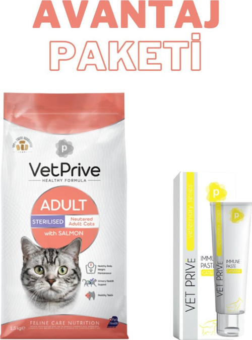 Elite Paws Vet Prive Avantaj Paketi 1.5 Kg Somonlu
