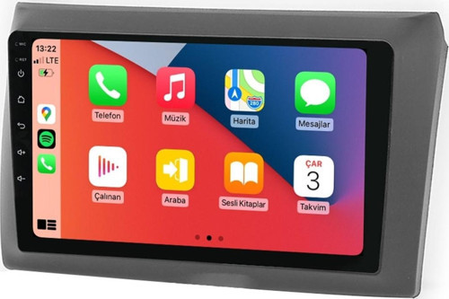 Maitec M-T-C 664 QLED Serisi Fiat Stilo 2003-2017 6+64GB Multimedya Teyp