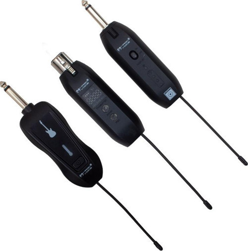MAGICVOICE MV-19595 UHF GİTAR TİP KABLOSUZ MİKROFON ÜÇLÜ SET(RECEIVER XLR)