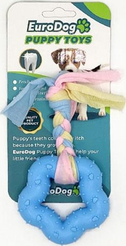 Puppy Toys Mavi Kalın Beşgen Diş Kaş. Oy.
