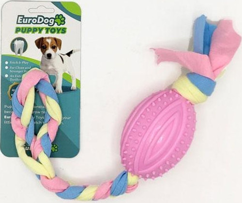Puppy Toys Pembe Rugby Topu Diş Kaşıma Oy.